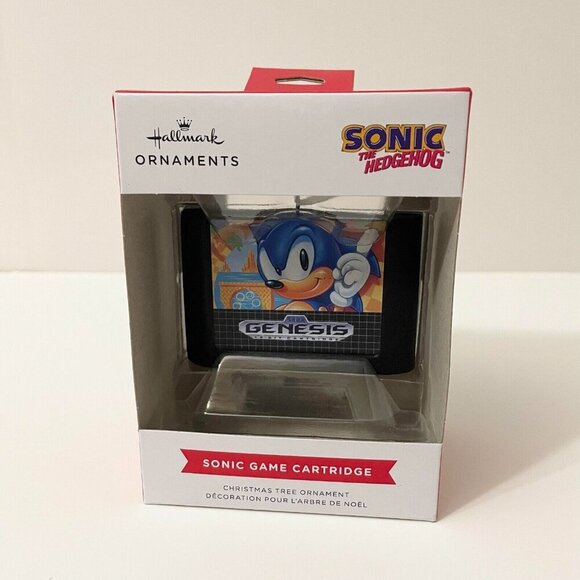 Hallmark Ornaments Sega Genesis Sonic Game Christmas Ornament - Picture 1 of 16